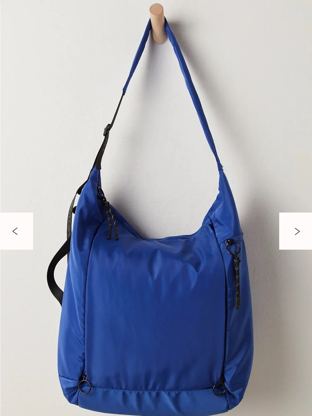 Free People No Time Zones Carryall Tote - Cobalt Blue
